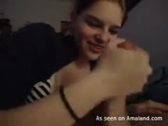 For her happiness, a young, legal-age girl named Shlong is grabbing my dick.
